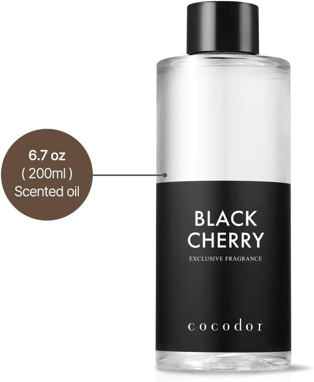 Cocod'or COCODOR Reed Diffuser Oil Refill/Cashmere Vanilla /200ml / 1 Pack/Aromatherapy, Home Fragrance, Scented Oils, Oils for Reed Diffuser, Bathroom Home Decor