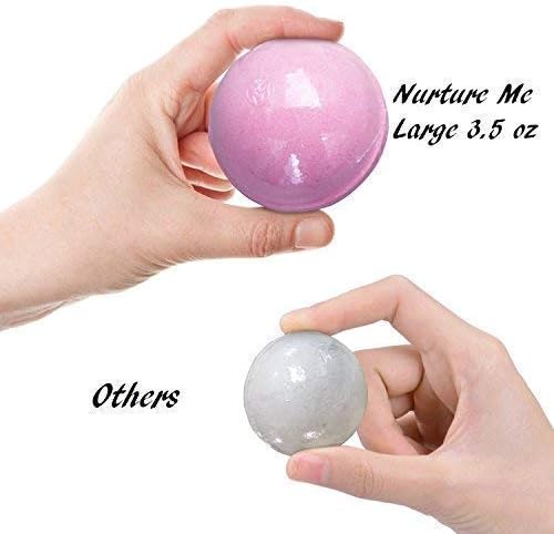 Bulk Bath Bombs Gift Set - 24 Nurture Me Organic Bath Bomb Kit - Moisturizing Bath Bombs Bath Gift Set – Best Birthday Gifts for Women, Mom, Girls, Teens, Her