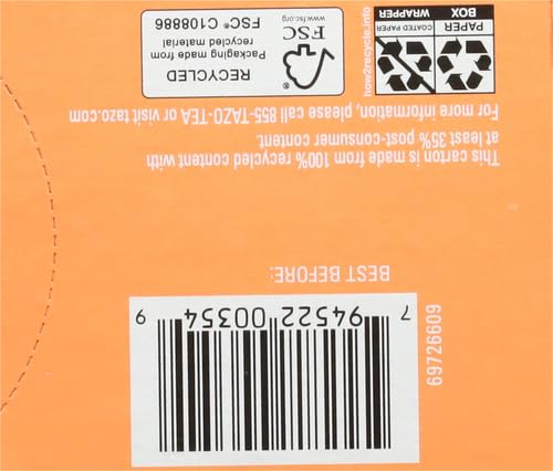 TAZO Calm Chamomile Herbal Tea Bags, Caffeine Free Blend, 16 Total Tea Bags