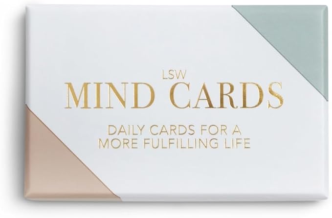 Mind Cards 45 Cards for Daily Rituals, Gratitude & Journaling Simple Steps to Positive Habits, Self Care for Busy Lives & Careers For Women & Men