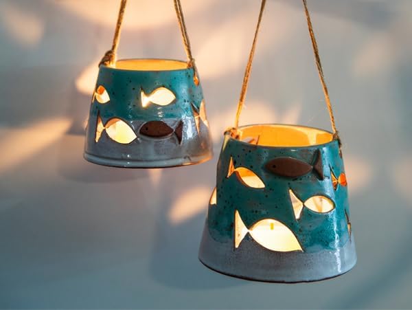 Eywamage Ivory Flameless Wax Tealights with Remote Batteries, Flickering Realistic LED Tea Votive Candles Set of 10