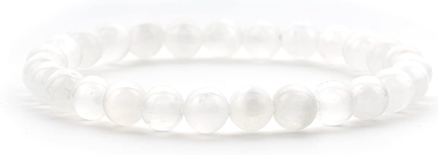 Cherry Tree Collection - Small, Medium, Large Sizes - Gemstone Beaded Bracelets For Women and Men - 6mm Round Beads