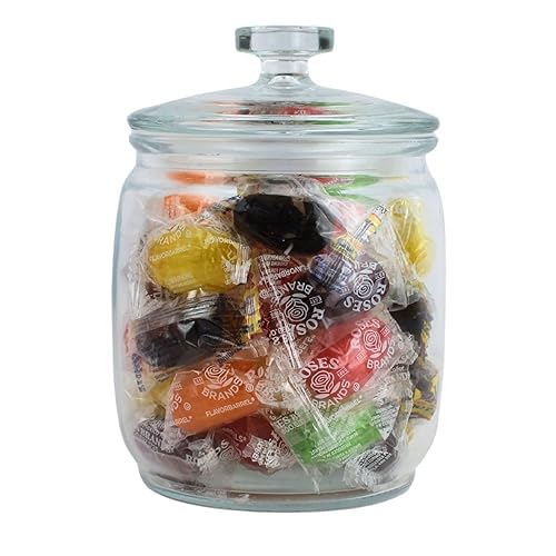 Assorted Flavored Bulk Hard Candy, Bulk Individually Wrapped Mixed Fruit and Root Beer Barrels, by Queen City Candy Cave (1 Pound)