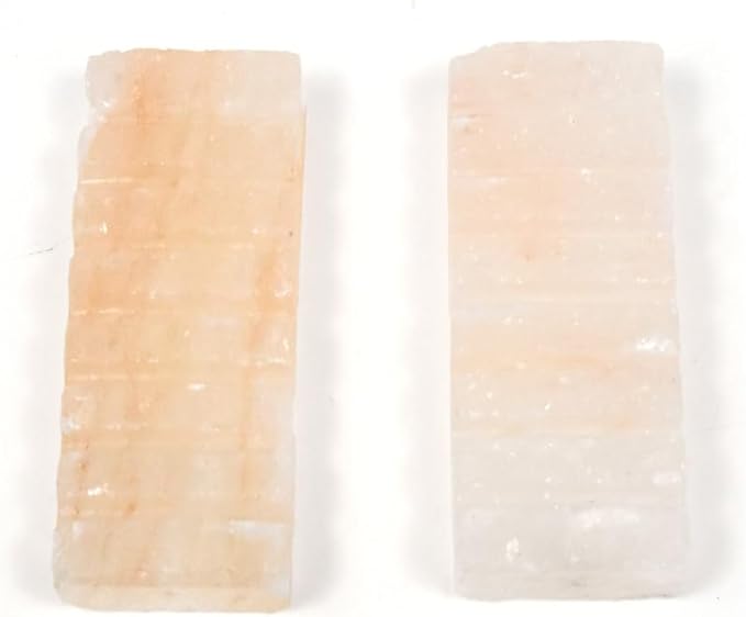 2 Pcs Himalayan Salt Foot Rasp Foot File Hot Massage Stones Cold Stones Set Warm Rocks Kit for Facial SPA