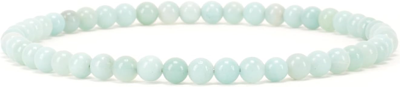 Cherry Tree Collection - Small, Medium, Large Sizes - Gemstone Beaded Bracelets For Women and Men - 4mm Round Beads