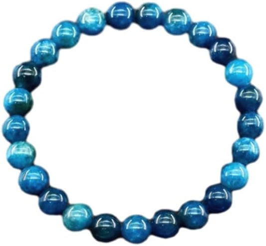 Healing Crystal Bracelet for Women & Men, 8mm Natural Stone Beaded Stretch Bracelet, Yoga Meditation Jewelry Gift for Her/Him, Round Gemstone Energy Bracelet with Healing Properties-04