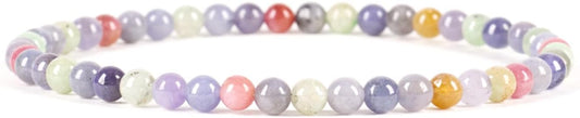 Cherry Tree Collection - Small, Medium, Large Sizes - Gemstone Beaded Bracelets For Women and Men - 4mm Round Beads