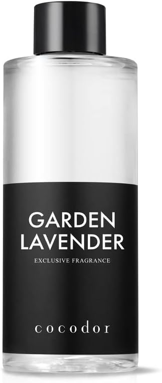 Cocod'or COCODOR Reed Diffuser Oil Refill/Garden Lavender /6.7oz / 1 Pack/Aromatherapy, Home Fragrance, Scented Oils, Oils for Reed Diffuser, Bathroom Home Decor