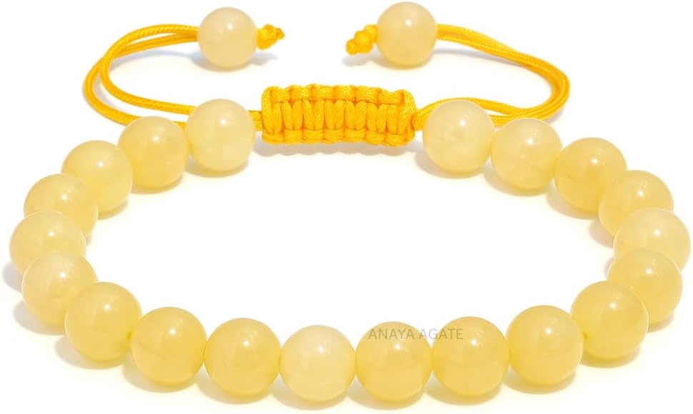 Energy Protection Crystal Handmade Adjustable Bead Bracelet Perfect for Men, Women’s Gift - Gemstone Healing Stretch Bracelet Pulsera Para Hombre Mujer Stocking Stuffer