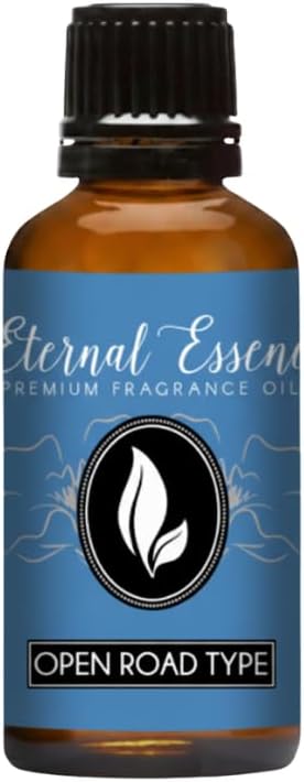 Eternal Essence Oils Open Road 30ml Fragrance Oil – Lemon Peel, Clary Sage, Lavender & Cedarwood – Bright, Fresh, Woodsy Blend with Aquatic & Herbal Notes