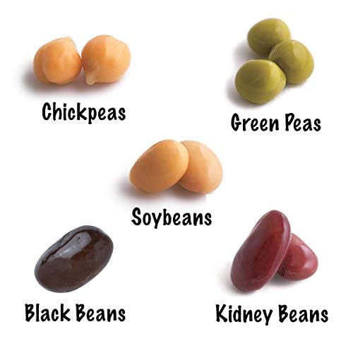 【Eat More Beans】 STEAMED BEAN SNACK -UMAMI Salt USDA Certified Healthy Vegan Snacks Ready to Eat Fully Cooked- Box of 10 packs(2oz, 10packs)