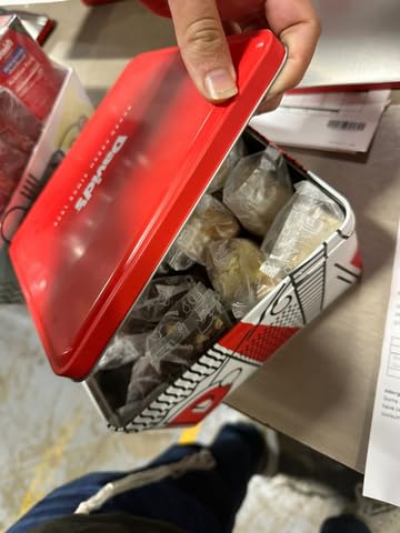 David's Cookies Assorted Brownies Gift Tin - 20 Slices of Individually Wrapped Gourmet Brownies - Delicious Variety of Flavors, Fresh Baked Snacks - Ideal Brownies Gift Basket For Special Occasions