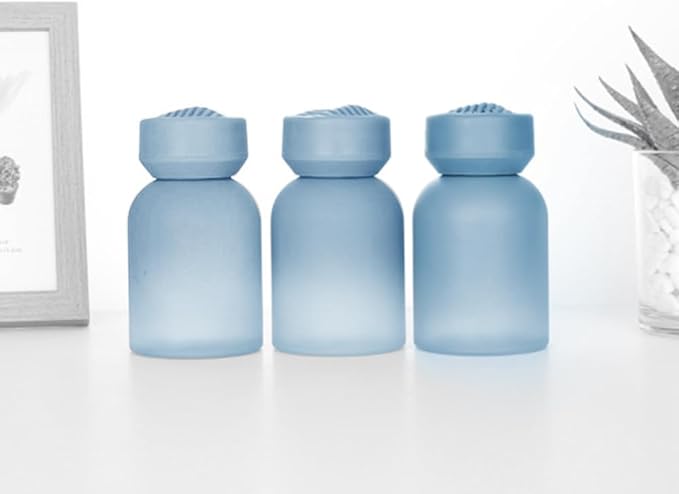 Diffuser Bottle - DIY Reed Diffuser - Essential Oils Container, 120ml, 3 Colors Available, 4.1 x 5.9 inches (blue)