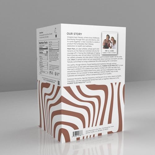 Know Brainer Purest Electrolyte Chocolate Cordyceps Powder Packets – Whole Food Hydration - Fermented Cacao and Solar Sea Salts for Ultimate Electrolyte Balance