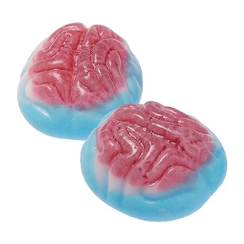 Halloween Gummy Brain Candy - Fruity Flavored Brain Gummies, by Queen City Candy Cave (3 Pound)