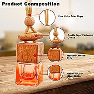Car Air Freshener 8ml Nature Scents | 45-Days Long-Lasting Fragrance | Automotive Hanging Diffuser Bottles | Remove Auto Odor Fresh Air for Men Home Deodorizer (1pcs, Memory)