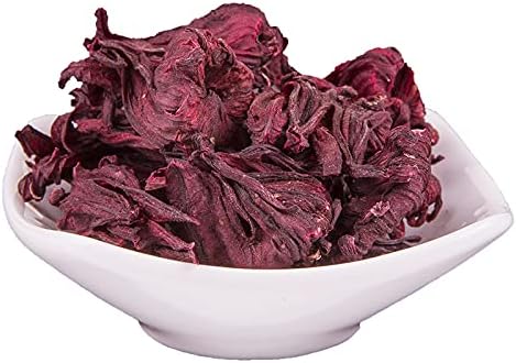 100% Roselle Hibiscus 50g/1.76oz Fresh, Non GMO Loose Leaf, Natural Dried Flowers Herbs for Soap Making, Syrup, Drinks, Baking, DIY Beauty, Sachets & Fresh Fragrance