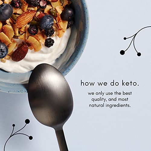 Keto Hana Wild Blueberry Keto Granola Keto Diet Vegan Grain Free Dairy Free Plant Based No Refined Sugars Gluten Free 2g Net Carbs Breakfast Cereal - 11oz