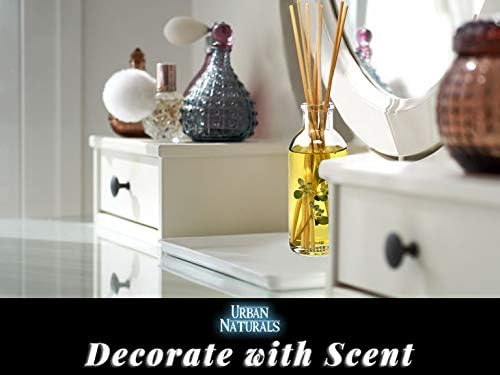 Urban Naturals Eucalyptus Sage Reed Diffuser Oil Gift Set | Eucalyptus, Sage, Mint, Lime & Cedarwood Essential Oils| Soothing & Relaxing Scent for Bathroom or Bedroom