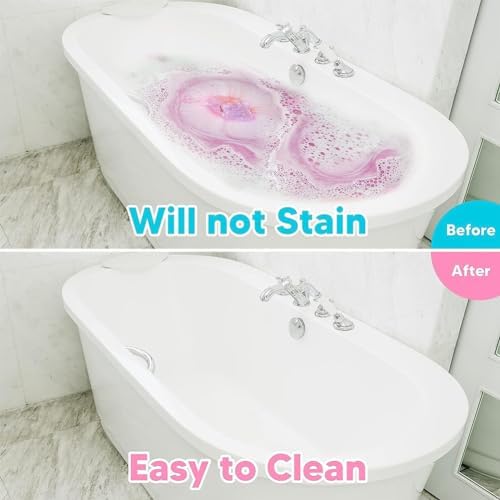 Kims Cosiart Unicorn Bath Bombs for Girls & Kids, 20 Pack Gift Set with Handmade Bath Bombs for Girls, Surprise Inside, Birthday & Christmas Gifts, Pink