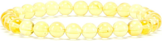 Cherry Tree Collection - Small, Medium, Large Sizes - Gemstone Beaded Bracelets For Women and Men - 6mm Round Beads