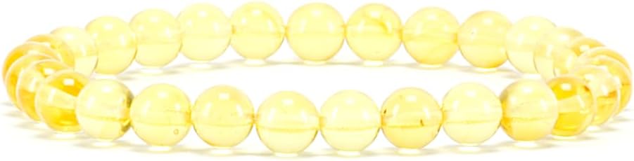 Cherry Tree Collection - Small, Medium, Large Sizes - Gemstone Beaded Bracelets For Women and Men - 6mm Round Beads