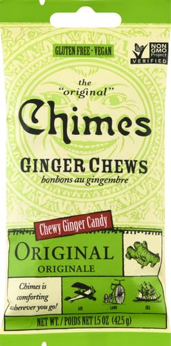Chimes Original Ginger Chews, 1.5 Ounce (Pack of 1)