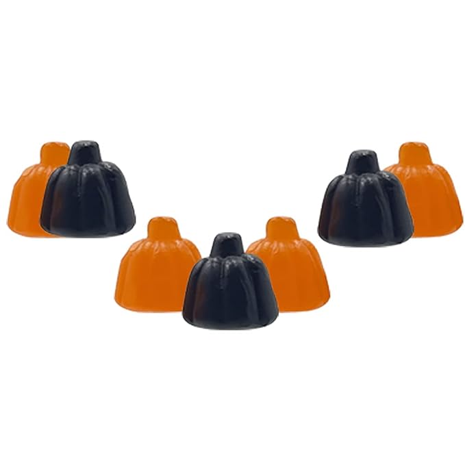 Fruidles Halloween JuJu Jelly Pumpkins, Delicious Gummy Candy, Gluten-Free, Fun and Festive Holiday Snacking, Party Favor (2 Pounds)