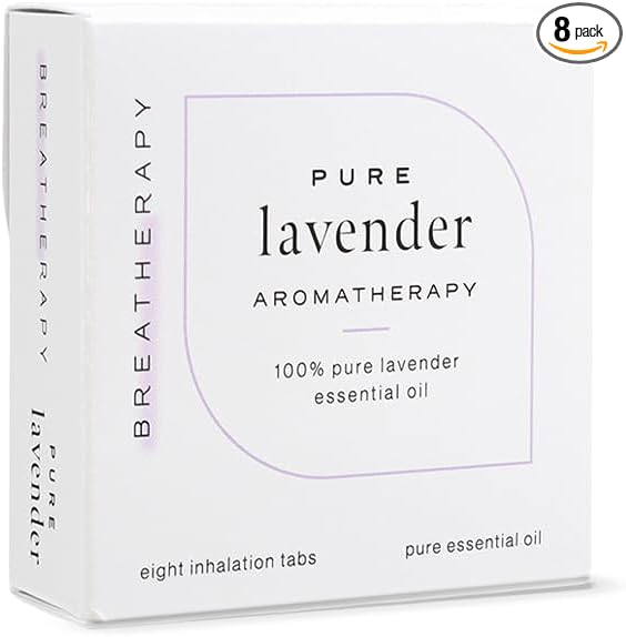 Aromatherapy Lavender Patches - Pure Essential Oil Aroma Patch - Lavender Essential Oils for Headache - 8-Pack