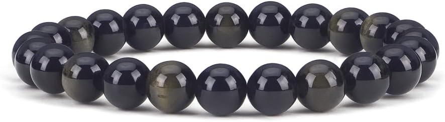 Cherry Tree Collection - Small, Medium, Large Sizes - Gemstone Beaded Bracelets For Women and Men - 8mm Round Beads