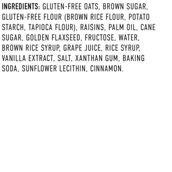 Cybele’s Free To Eat Gluten-Free & Vegan Cookies - Plant-Based, Dairy, Soy, & Nut Free - Soft-Baked School Safe Snack For Kids & Adults - 12 Cookies Per 6 oz Box (Oatmeal Raisin, Pack of 1)