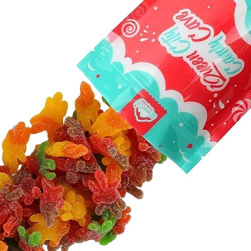 Hairy Gummy Spiders Candy - Sugar Dusted Spider Gummies - Edible Halloween Spiders, by Queen City Candy Cave (3 Pound)