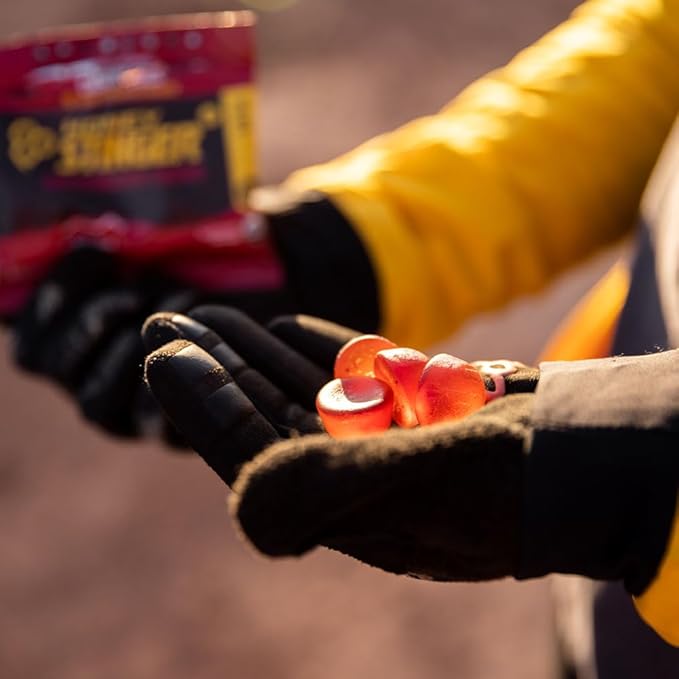 Honey Stinger Cherry Cola Caffeinated Energy Chew, Gluten Free, with Caffeine, for Exercise, Running and Performance, Sports Nutrition for Home & Gym, Pre and Mid Workout, 12 Pack, 23.2 Ounce