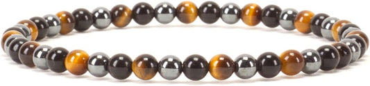 Cherry Tree Collection - Small, Medium, Large Sizes - Gemstone Beaded Bracelets For Women and Men - 4mm Round Beads