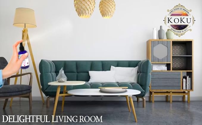 Water Lily Jasmine Air Freshener - Room Spray - Odor Eliminator - Deodorizer - Car Air Freshener - Home Spray - Linen Spray - Fabric Refresher - None Toxic - Alcohol Free - Made in USA (8 Oz)