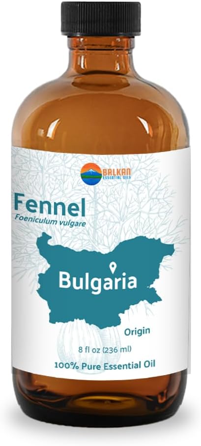 Fennel Essential Oil (Sweet Fennel) - Direct from Balkan Essential Oils - Pure Aromatherapy Diffuser Oils | 100% Pure Therapeutic Grade Natural Aceite de Hinojo (15ml)