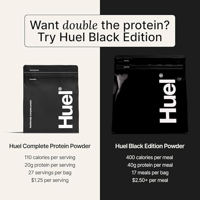 Huel Vegan Protein Powder | Strawberry | Complete Nutrition | 20g Protein Powder | 100% Plant-Based | 27 Vitamins & Minerals, Gluten Free, Non-GMO, Lactose Free | 26 Servings