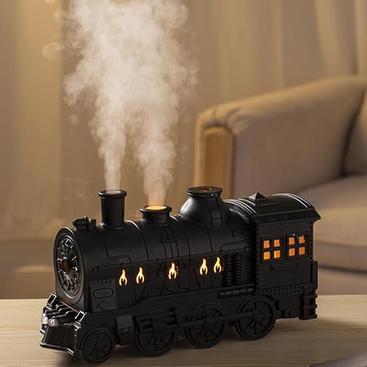 Cool Mist Humidifiers, 300ml Train Diffuser with Remote, Aromatherapy Diffuser, Ultrasonic Cool Mist Humidifier Auto Off for Office Bedroom