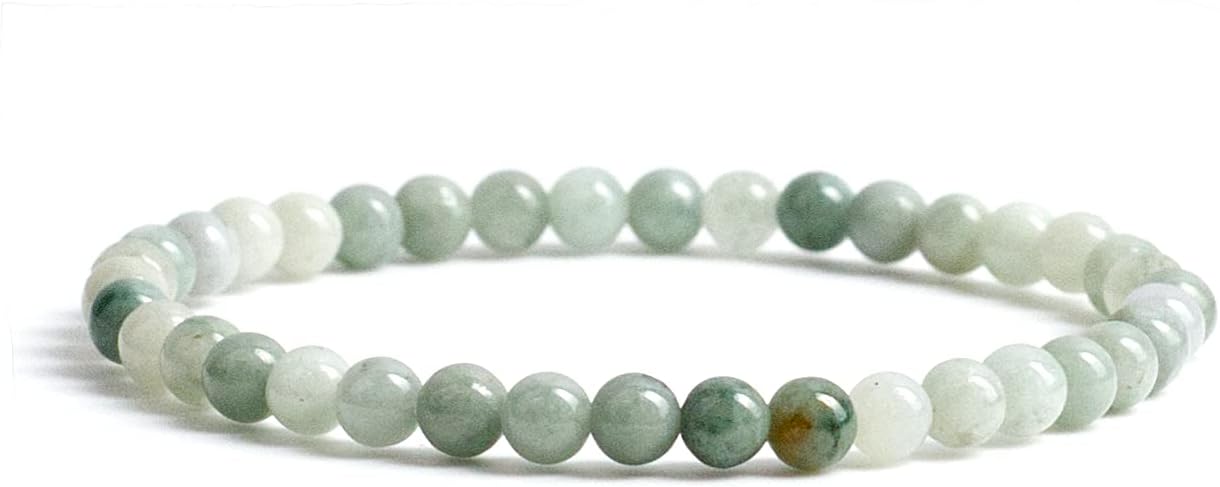 Cherry Tree Collection - Small, Medium, Large Sizes - Gemstone Beaded Bracelets For Women and Men - 4mm Round Beads