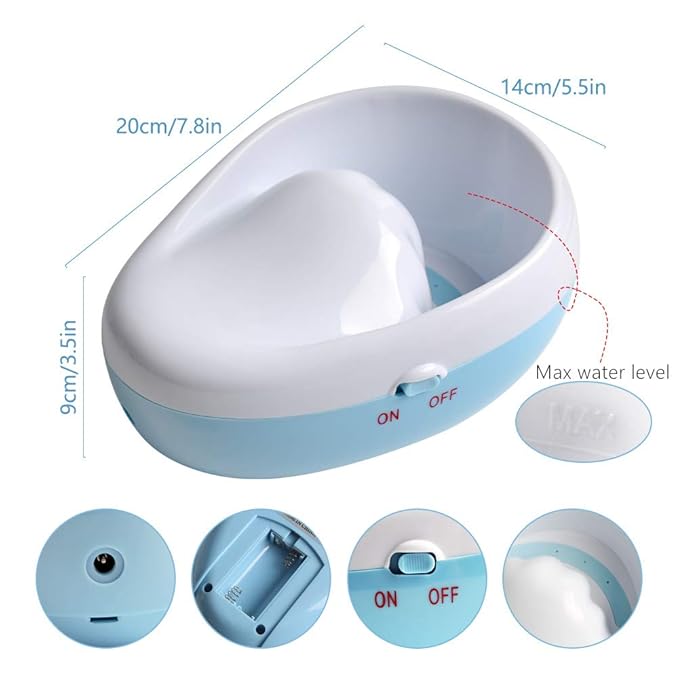 Electric Bubble Nail Soaking Bowl, Manicure Hand Bowl Jet Spa Massage Soak Soothing Relaxing Manicure Machine Soften Cuticles