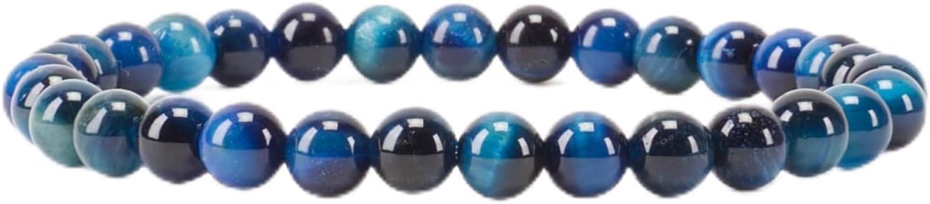 Cherry Tree Collection - Small, Medium, Large Sizes - Gemstone Beaded Bracelets For Women and Men - 6mm Round Beads