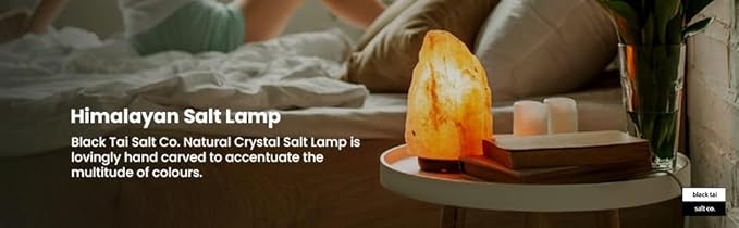 50–60 lbs Himalayan Salt Lamp – Extra Large Hand-Carved Pink Rock Salt Light with Wooden Base, Floor Lamp for Living Room, Spa, Meditation & Home Decor