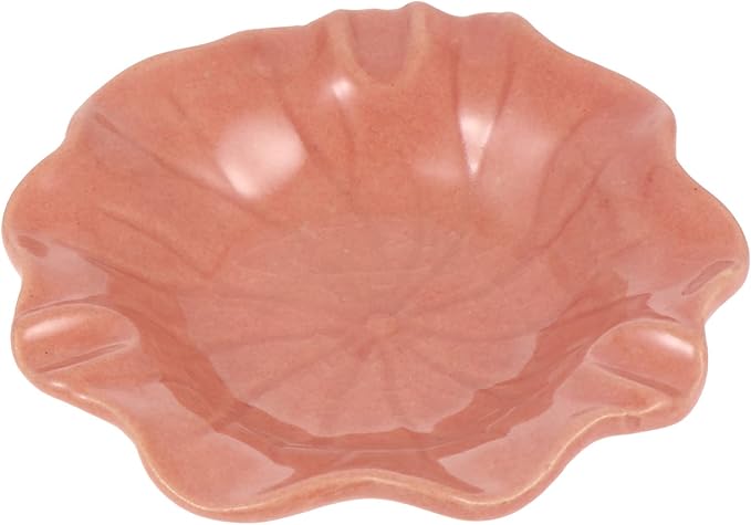 Ceramic Dish for Electric Oil Burner Warmer Diffuser Bowl Holder Essential Oil Plate Ceramic Warmer Tealight Candle Holder Bowl Home Decoration Red