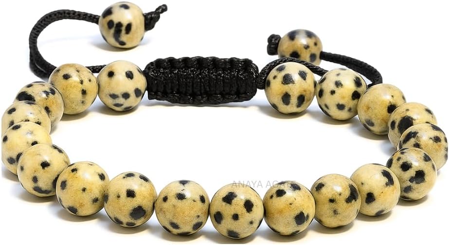 Energy Protection Crystal Handmade Adjustable Bead Bracelet Perfect for Men, Women’s Gift - Gemstone Healing Stretch Bracelet Pulsera Para Hombre Mujer Stocking Stuffer