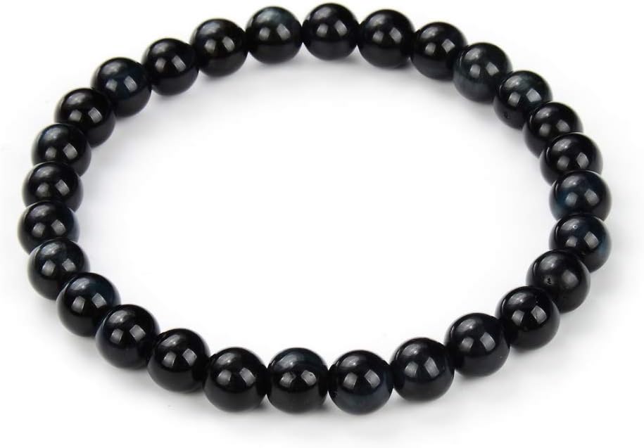 Adabele 1pc Natural Stretch Gemstone Bracelet 6mm (0.24 Inch) Bead 7" 7.5" 8 inch Healing Crystal Quartz Energy Chakra Jewelry Women Birthday Gift