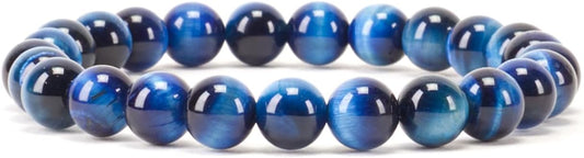 Cherry Tree Collection - Small, Medium, Large Sizes - Gemstone Beaded Bracelets For Women and Men - 8mm Round Beads