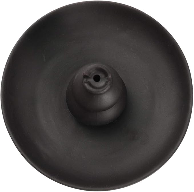 Black Glazed Ceramic Incense Burner, Bottle Gourd Shaped Incense Holder