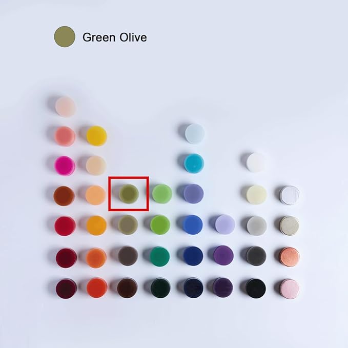 MOZEAL 3" x 6" Hand-Poured Unscented Candle, Dripless Pillar Candle Set of 3, Long Lasting Burning, Approx 120 Hours Burn Time, Rustic Country Style, for Wedding, Harvest Festival, Home Decor, Olive