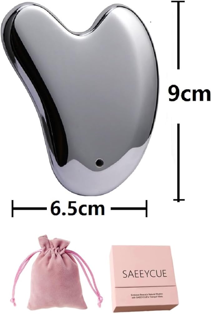 SAEEYCUE-Terahertz Gua Sha Stone Face Guasha Facial Scraping Tool