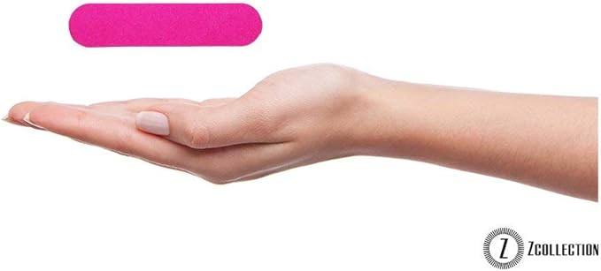 Colorful Neon Girly Mini Emery Board Nail Files (1 Dozen) ZMOI